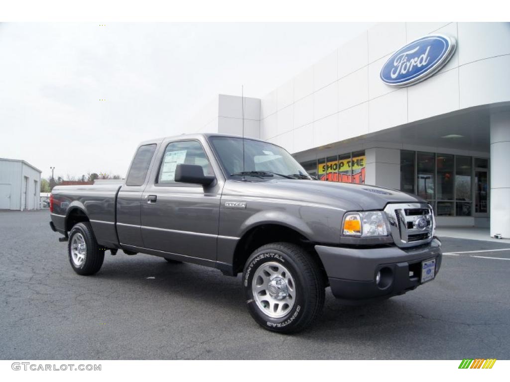 2011 Ranger XLT SuperCab - Dark Shadow Grey Metallic / Medium Dark Flint photo #1