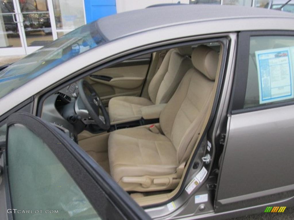 2006 Civic Hybrid Sedan - Galaxy Gray Metallic / Ivory photo #10