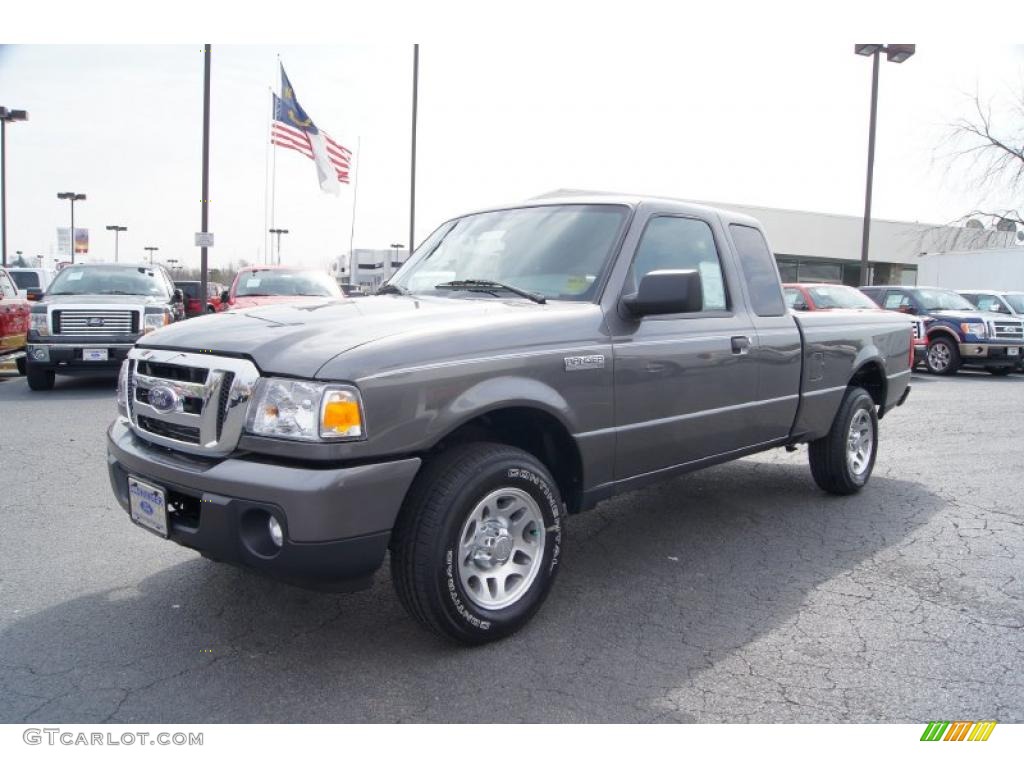 2011 Ranger XLT SuperCab - Dark Shadow Grey Metallic / Medium Dark Flint photo #6