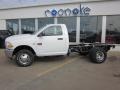 Bright White - Ram 3500 HD SLT Regular Cab 4x4 Chassis Photo No. 18