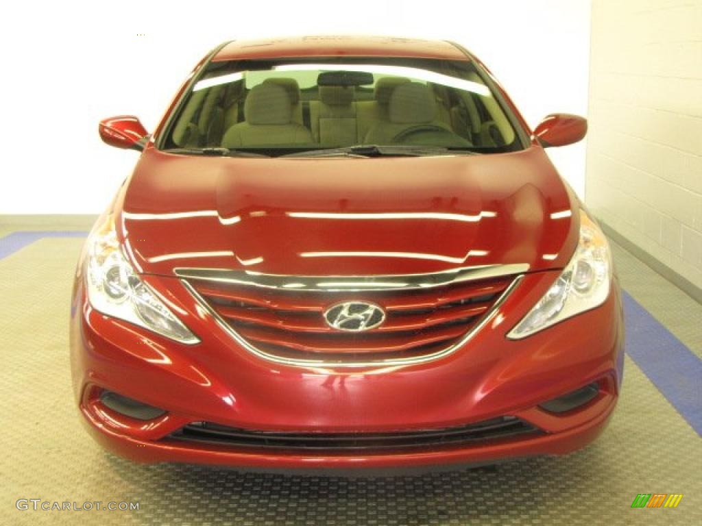 Venetian Red 2011 Hyundai Sonata GLS Exterior Photo #46675505