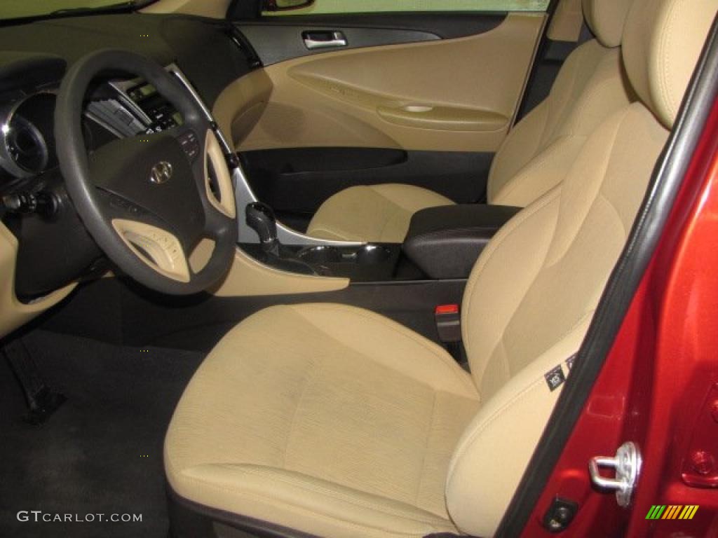 Camel Interior 2011 Hyundai Sonata GLS Photo #46675592