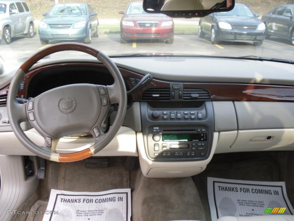 2003 Cadillac DeVille DHS Neutral Shale Beige Dashboard Photo #46675610