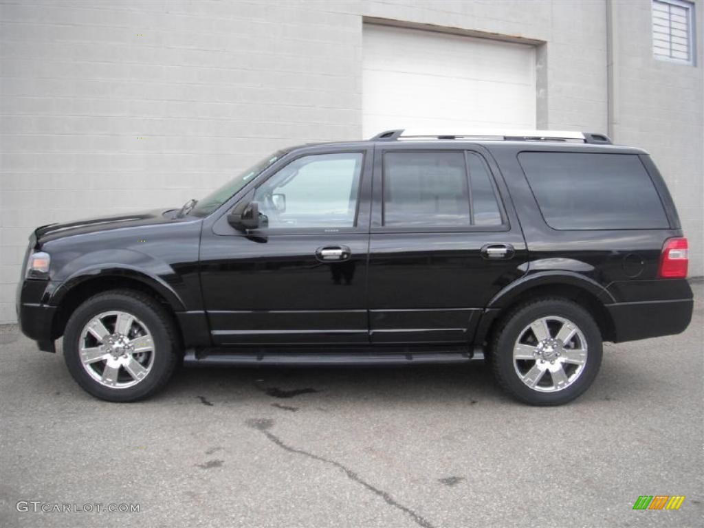 2009 Expedition Limited 4x4 - Black / Charcoal Black photo #3
