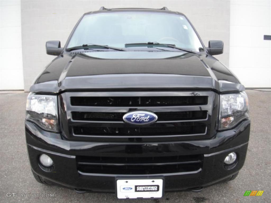 2009 Expedition Limited 4x4 - Black / Charcoal Black photo #7