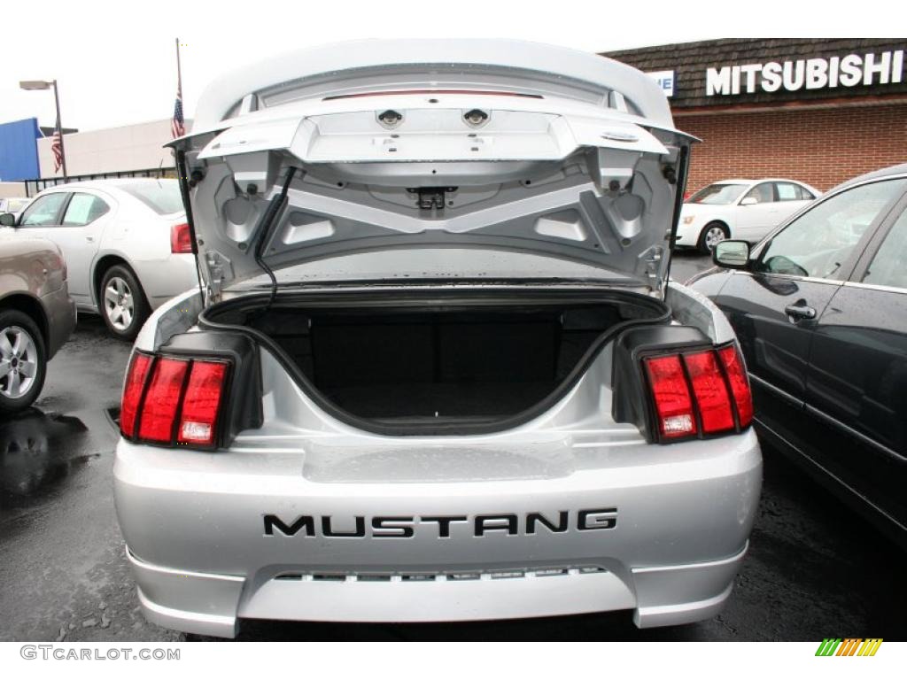 2002 Mustang GT Coupe - Satin Silver Metallic / Dark Charcoal photo #8