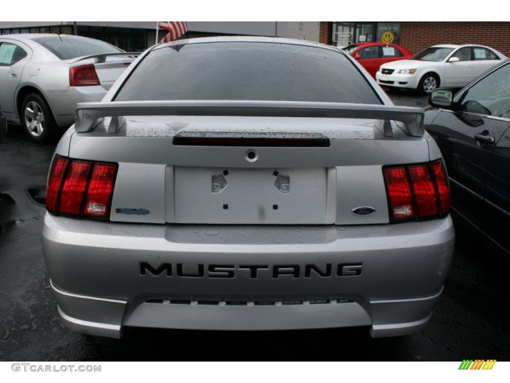2002 Mustang GT Coupe - Satin Silver Metallic / Dark Charcoal photo #11