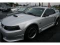 2002 Satin Silver Metallic Ford Mustang GT Coupe  photo #17