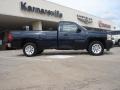 2008 Dark Blue Metallic Chevrolet Silverado 1500 Work Truck Regular Cab  photo #2