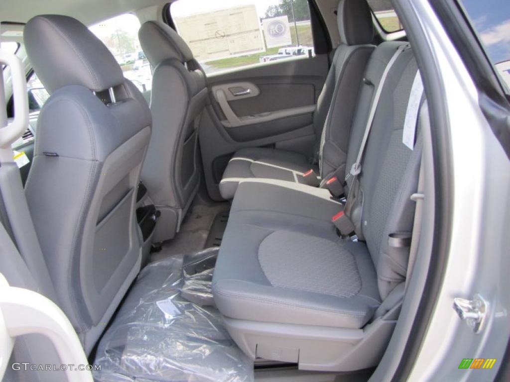 Dark Gray/Light Gray Interior 2011 Chevrolet Traverse LS AWD Photo #46678151