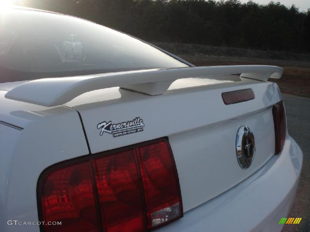 2006 Mustang V6 Premium Coupe - Performance White / Dark Charcoal photo #30