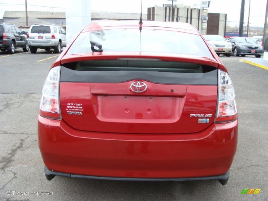 Barcelona Red Metallic 2007 Toyota Prius Hybrid Touring Exterior Photo #46678325