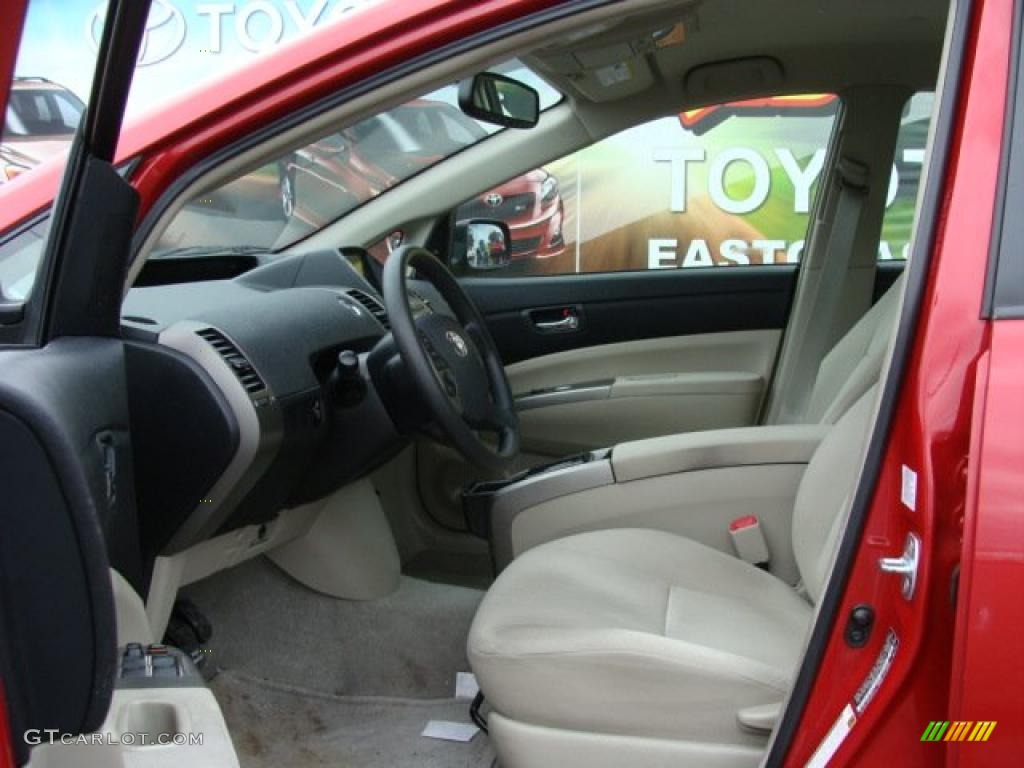 Bisque Beige Interior 2007 Toyota Prius Hybrid Touring Photo #46678349