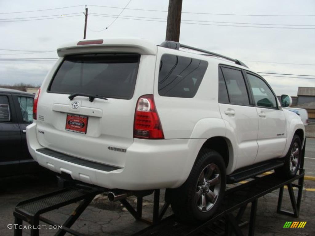 2008 4Runner Limited 4x4 - Blizzard White Pearl / Stone Gray photo #4