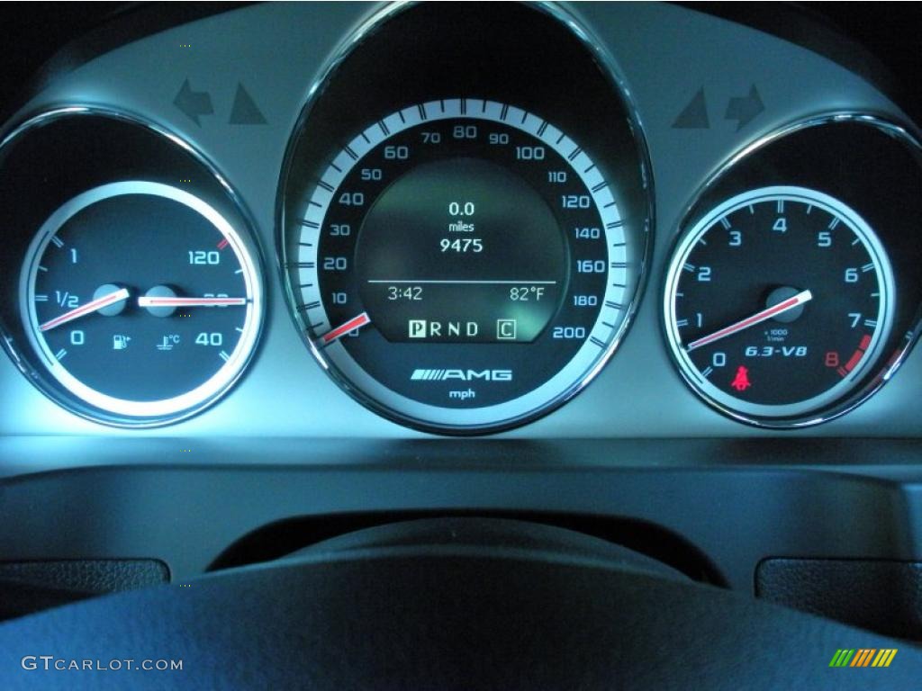 2008 Mercedes-Benz C 63 AMG Gauges Photo #46678646