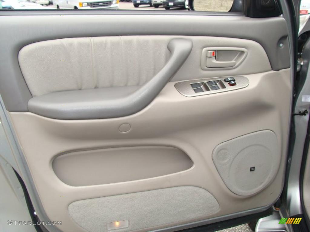 2005 Toyota Sequoia Limited 4WD Taupe Door Panel Photo #46679471