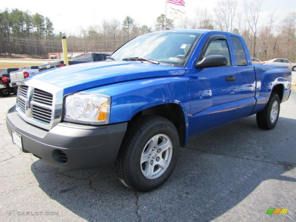 Electric Blue Pearl 2007 Dodge Dakota SXT Club Cab Exterior Photo #46679501