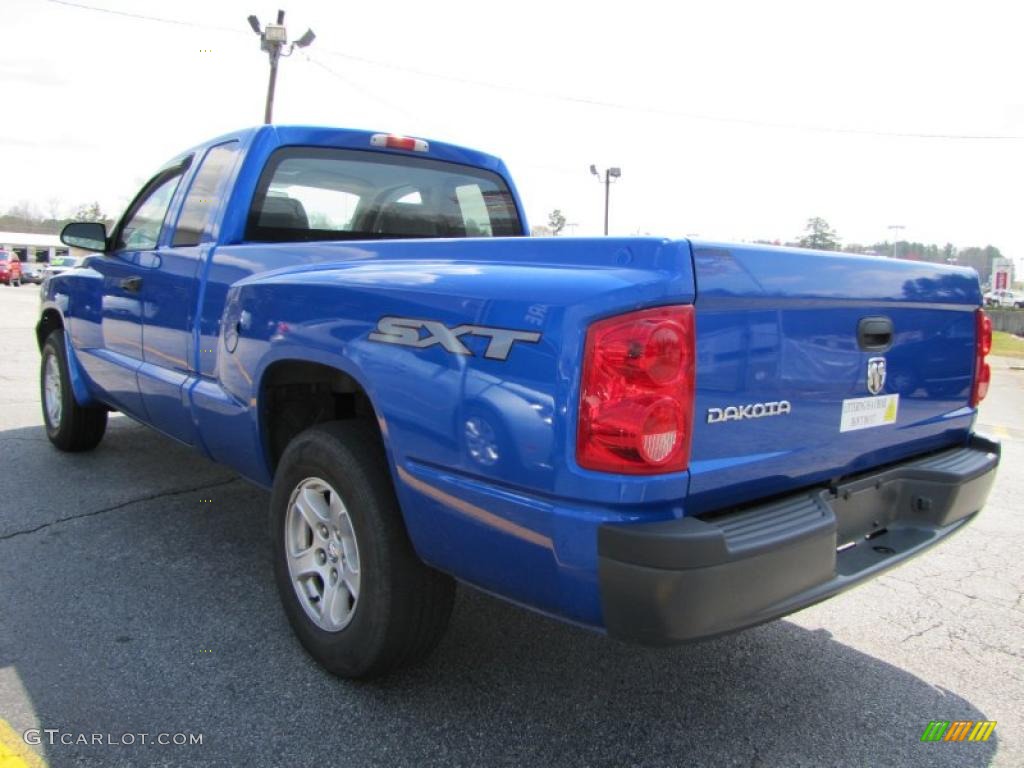 Electric Blue Pearl 2007 Dodge Dakota SXT Club Cab Exterior Photo #46679516