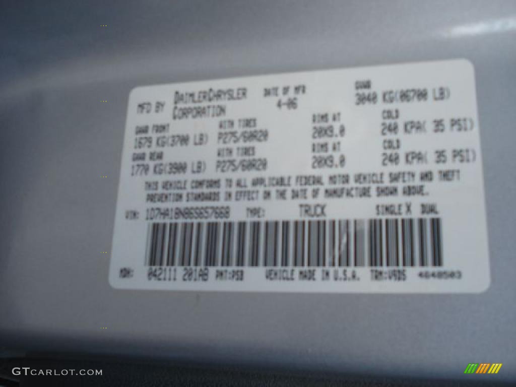 2006 Ram 1500 SLT Quad Cab - Bright Silver Metallic / Medium Slate Gray photo #32