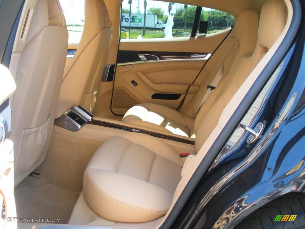 Cognac/Cedar Natural Leather Interior 2010 Porsche Panamera S Photo #46680269