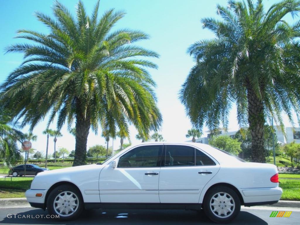 1999 E 320 Sedan - Glacier White / Grey photo #1