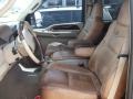Castano Brown Leather Interior Photo for 2006 Ford F250 Super Duty #46680551