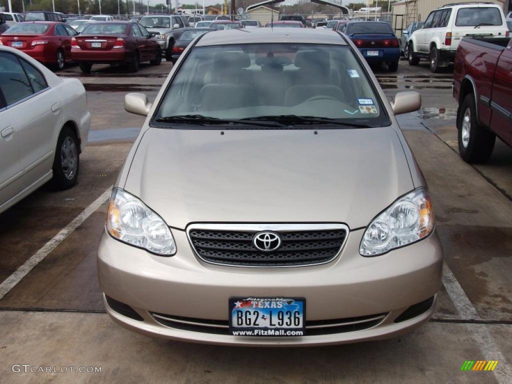 2006 Corolla LE - Desert Sand Mica / Beige photo #2