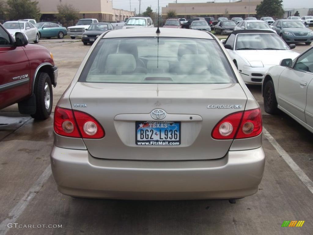2006 Corolla LE - Desert Sand Mica / Beige photo #4