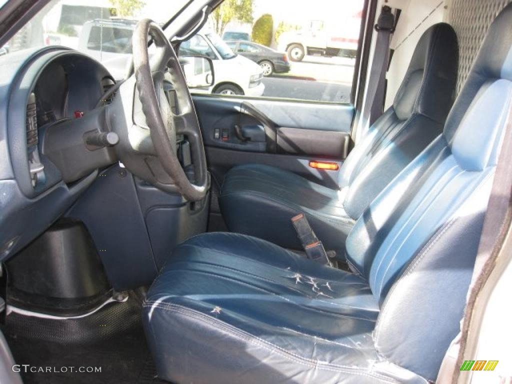 Blue Interior 1997 GMC Safari Cargo Photo #46681049