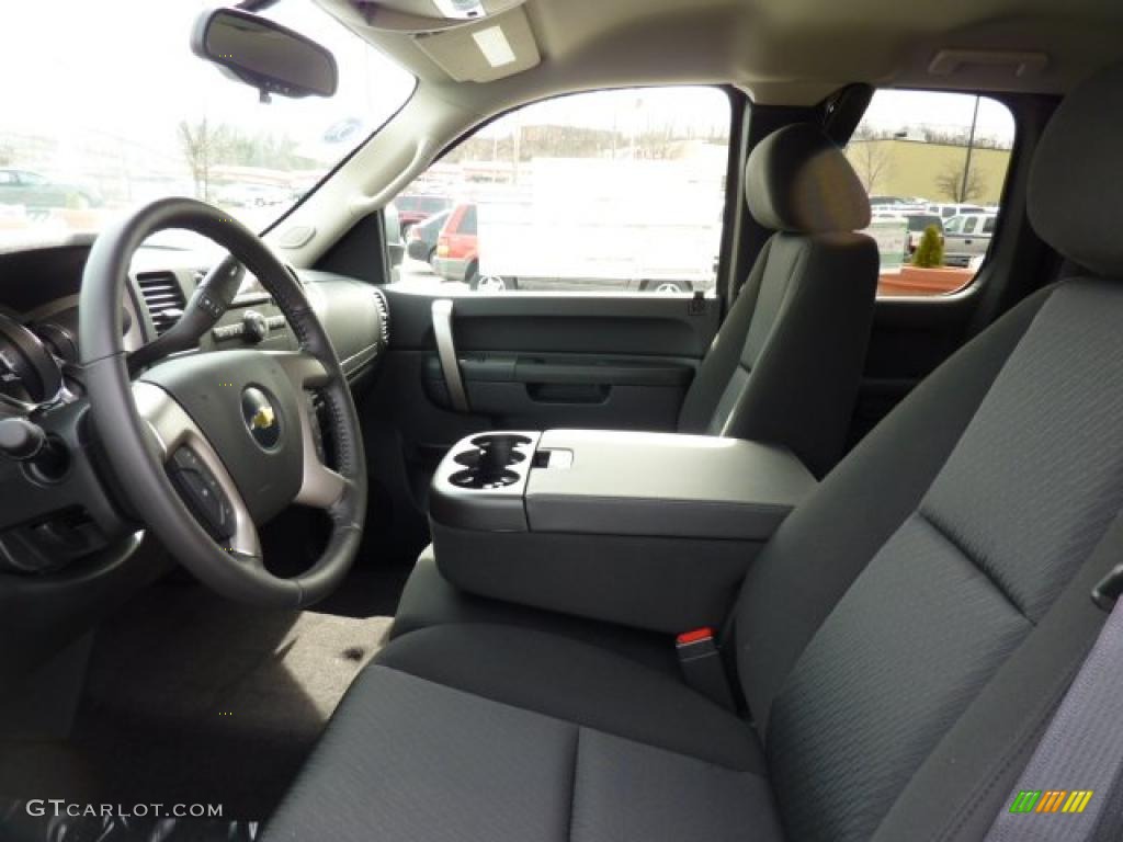 2011 Silverado 1500 LT Extended Cab 4x4 - Blue Granite Metallic / Ebony photo #7