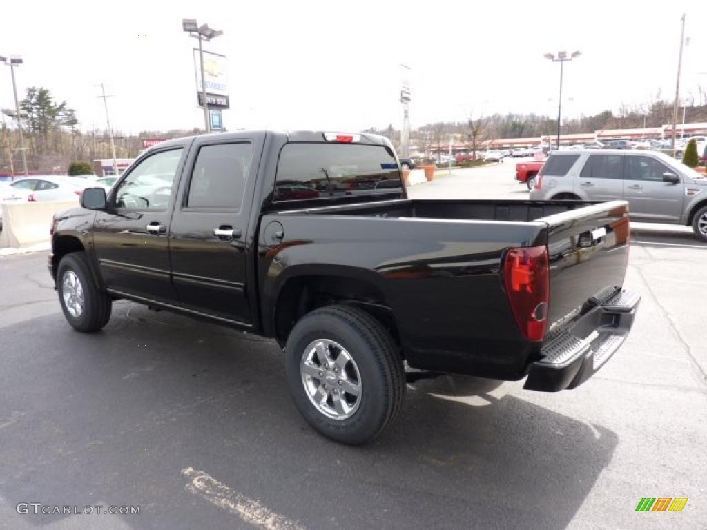 Black 2011 Chevrolet Colorado LT Crew Cab 4x4 Exterior Photo #46681745