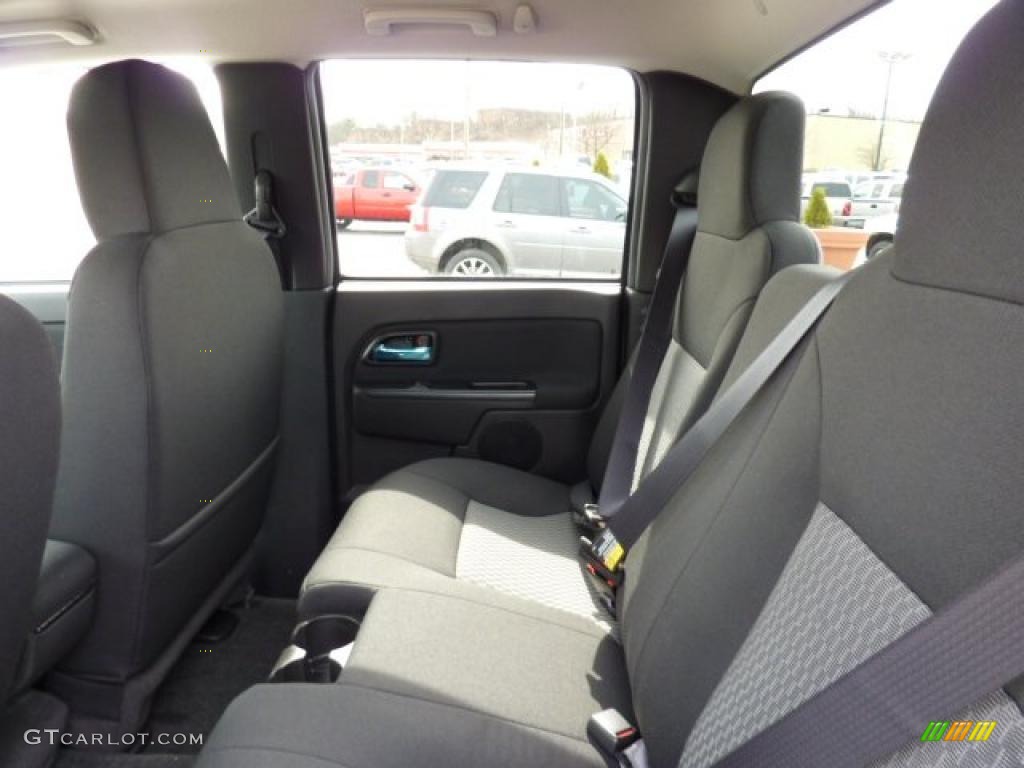 Ebony Interior 2011 Chevrolet Colorado LT Crew Cab 4x4 Photo #46681802