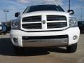 2008 Bright White Dodge Ram 3500 Laramie Quad Cab 4x4 Dually  photo #8