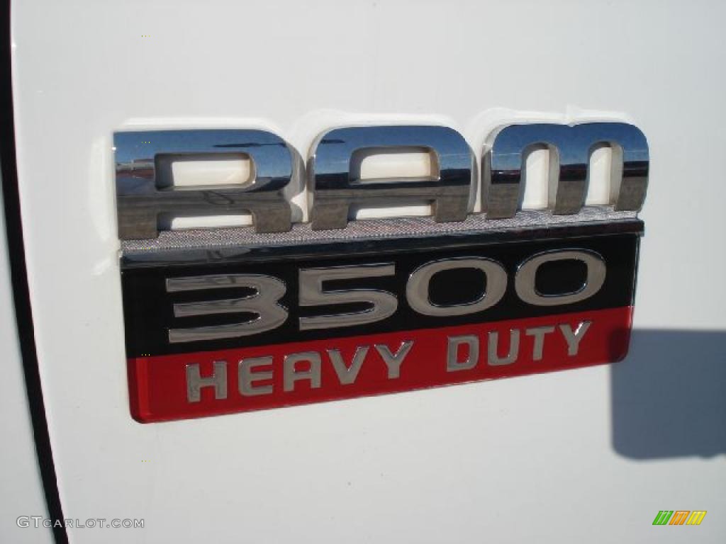 2008 Dodge Ram 3500 Laramie Quad Cab 4x4 Dually Marks and Logos Photo #46682252