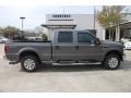 2008 Dark Shadow Grey Metallic Ford F250 Super Duty Lariat Crew Cab 4x4  photo #1