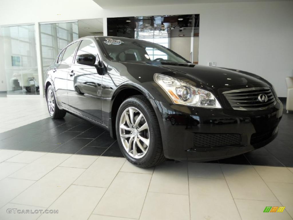 Black Obsidian 2009 Infiniti G 37 x Sedan Exterior Photo #46683485