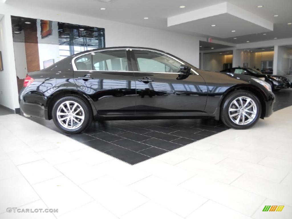 Black Obsidian 2009 Infiniti G 37 x Sedan Exterior Photo #46683500