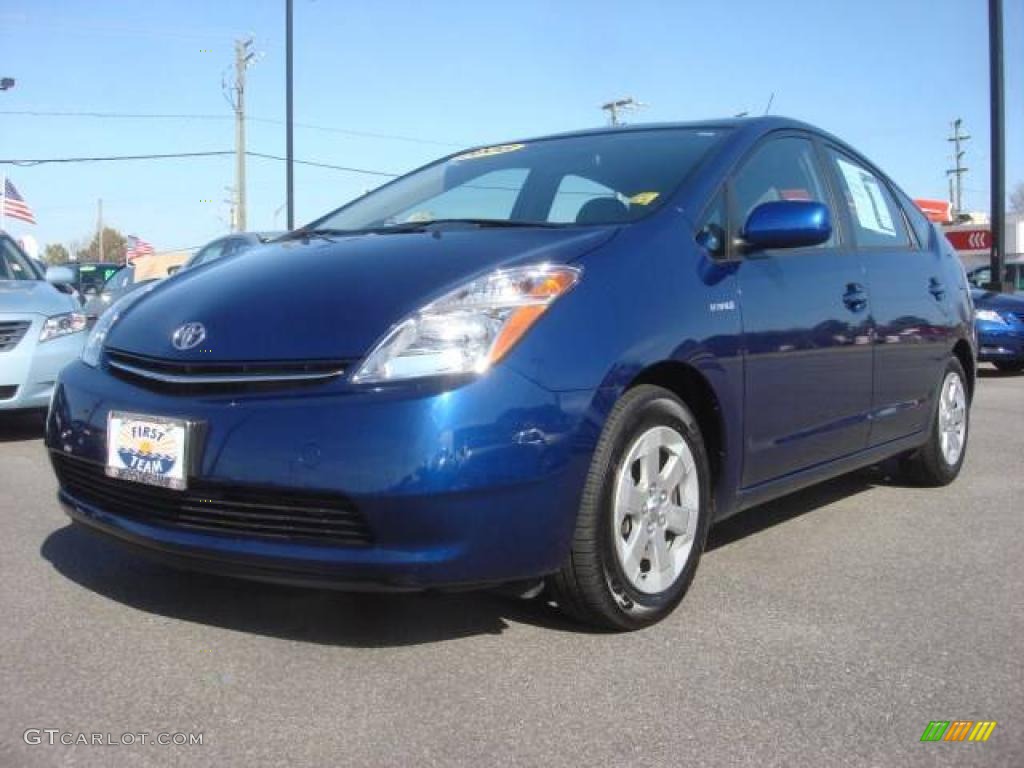 2008 Prius Hybrid - Spectra Blue Mica / Gray photo #1