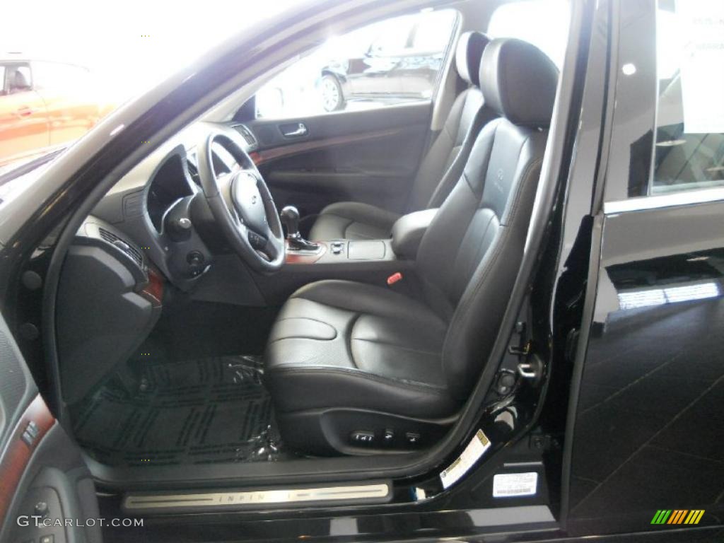 Graphite Interior 2009 Infiniti G 37 x Sedan Photo #46683602