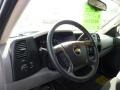 Dark Titanium 2009 Chevrolet Silverado 1500 LS Crew Cab Steering Wheel