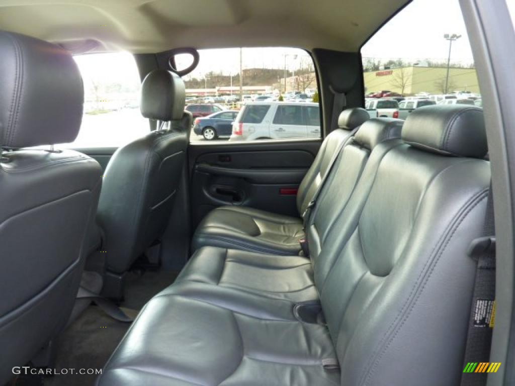 Dark Pewter Interior 2005 GMC Sierra 2500HD SLT Crew Cab 4x4 Photo #46683890