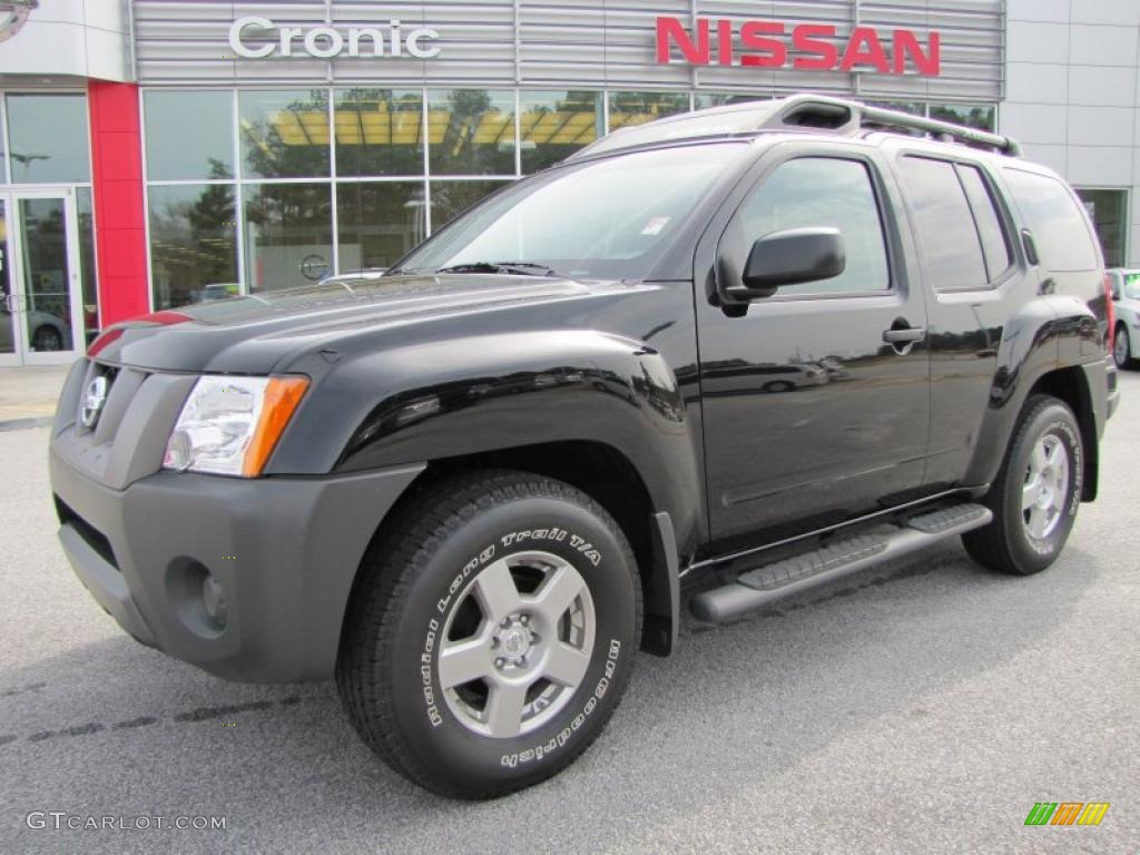 2008 Xterra SE - Super Black / Steel/Graphite photo #1