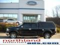 2004 Black Ford F150 Lariat SuperCab 4x4  photo #1