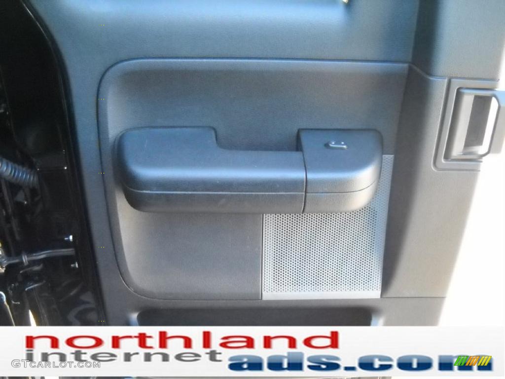 2004 F150 Lariat SuperCab 4x4 - Black / Black photo #13
