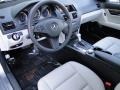 Grey/Black Prime Interior Photo for 2010 Mercedes-Benz C #46685684