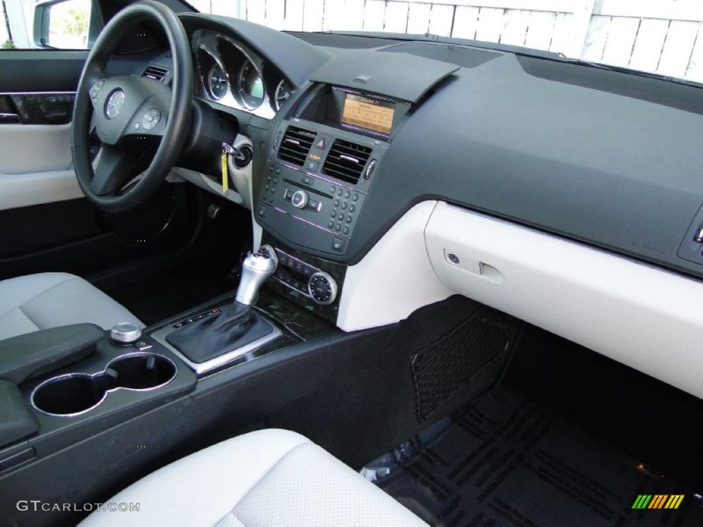 Grey/Black Interior 2010 Mercedes-Benz C 350 Sport Photo #46685783
