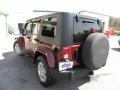 2007 Red Rock Crystal Pearl Jeep Wrangler Unlimited Sahara  photo #16