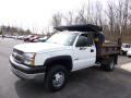 Summit White - Silverado 3500HD Regular Cab Chassis Dump Truck Photo No. 3