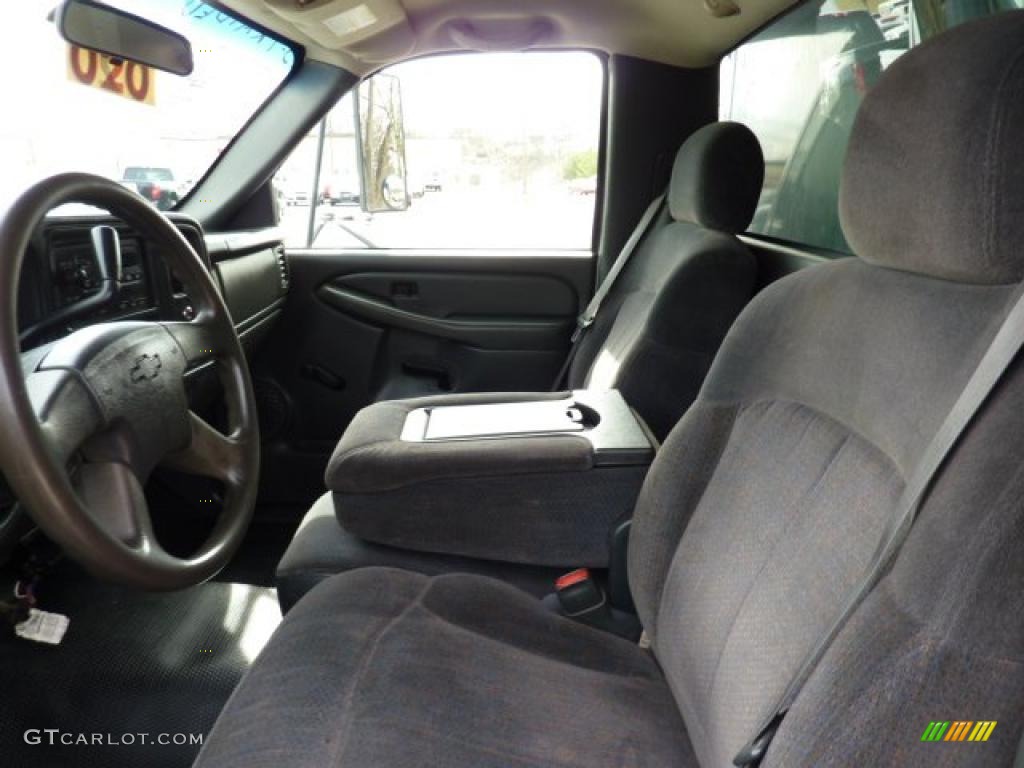 Dark Charcoal Interior 2004 Chevrolet Silverado 3500HD Regular Cab Chassis Dump Truck Photo #46686068