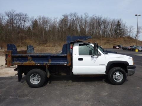 2004 Chevrolet Silverado 3500HD Regular Cab Chassis Dump Truck Data, Info and Specs